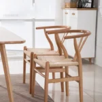 Nordic Solid Wood Dining Chairs Home Kitchen Furniture Modern Chinese Tea Room Chair Leisure Balcony Back Chairs Study Armchair