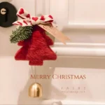 Christmas Home Decoration Plush Christmas Tree Decorate Bells Nordic Style Christmas Tree Decoration Xmas Hanging christmas Gift